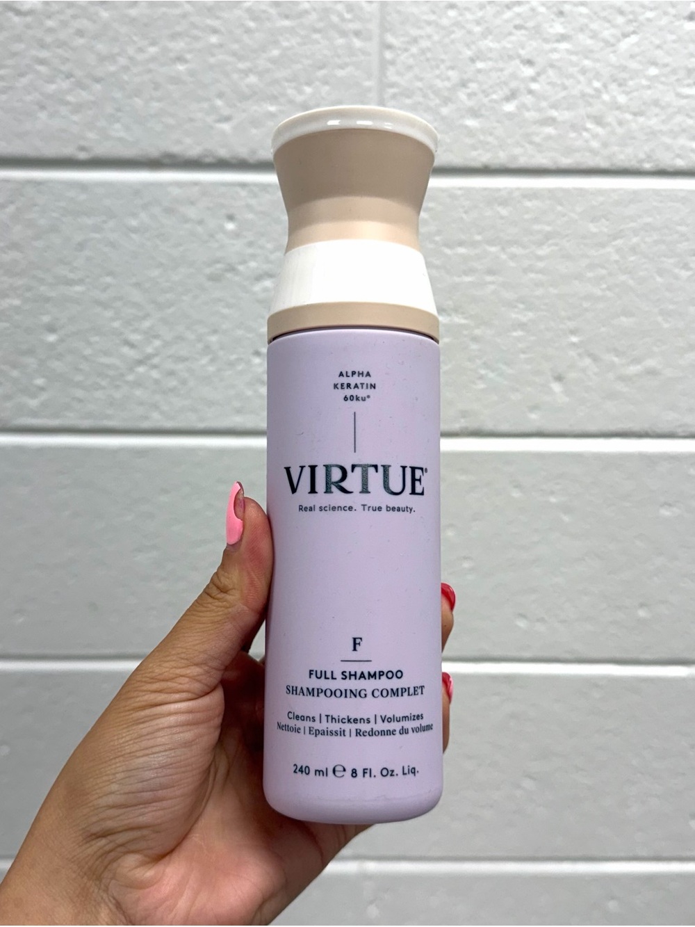 NEW SEALED Virtue Full Shampoo 8 oz